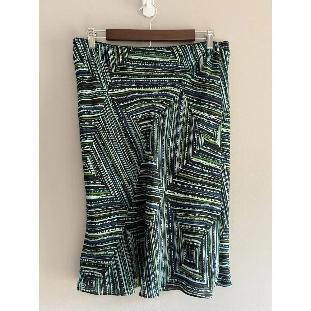 Vintage Y2K Silk Skirt Midi Fairy Grunge Whimsigoth Retro Moody Sheer Art S/M